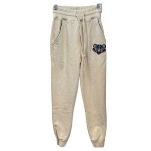 Late Sunday afternoon heavy duty Cream Jogger Pants size small